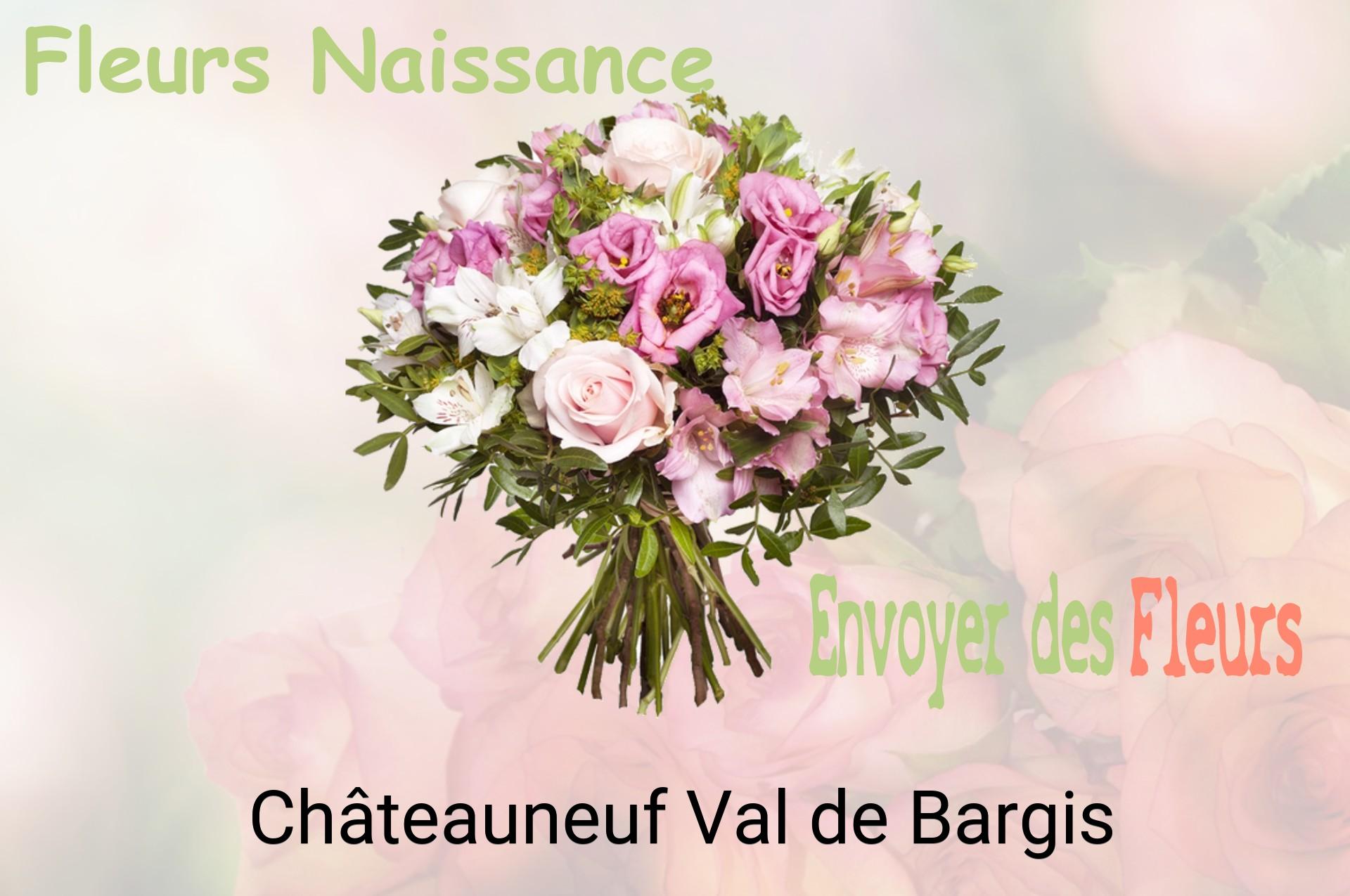Bouquet de fleurs de naissance livré à Châteauneuf-Val-de-Bargis